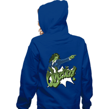 Load image into Gallery viewer, Secret_Shirts Zippered Hoodies, Unisex / Small / Royal Blue Super Lawyer
