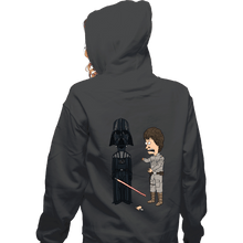 Load image into Gallery viewer, Daily_Deal_Shirts Zippered Hoodies, Unisex / Small / Dark Heather Stupid Jedi
