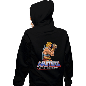 Secret_Shirts Zippered Hoodies, Unisex / Small / Black Masters Of The Bowlingverse