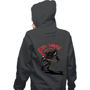 Secret_Shirts Zippered Hoodies, Unisex / Small / Dark Heather Eric Draven's Revenge