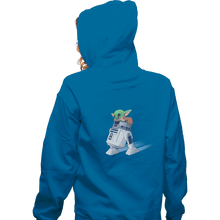 Load image into Gallery viewer, Shirts Zippered Hoodies, Unisex / Small / Royal blue Droid Squee
