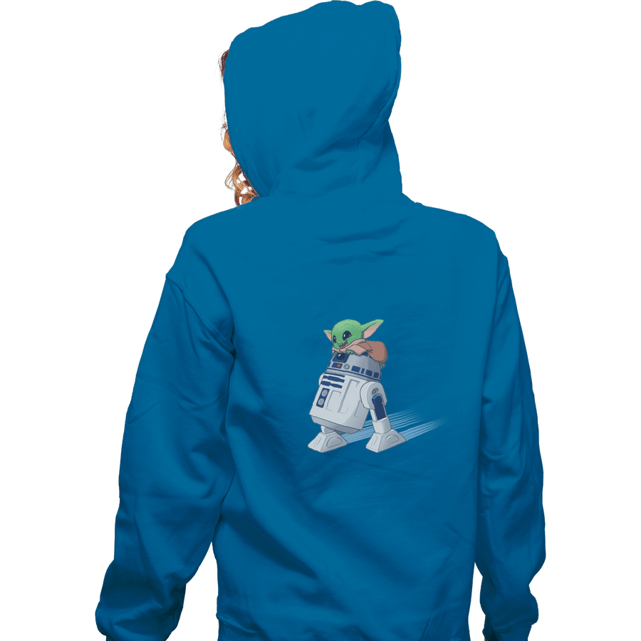Shirts Zippered Hoodies, Unisex / Small / Royal blue Droid Squee