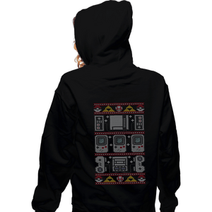 Secret_Shirts Zippered Hoodies, Unisex / Small / Black Nintendmas