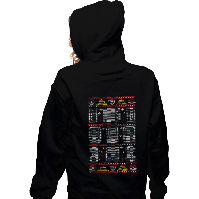 Secret_Shirts Zippered Hoodies, Unisex / Small / Black Nintendmas