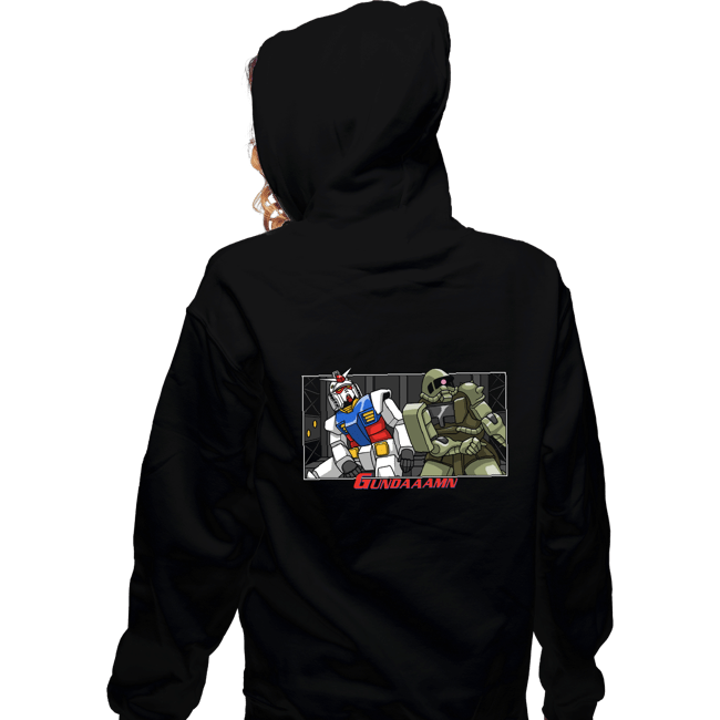 Shirts Zippered Hoodies, Unisex / Small / Black Gundamn