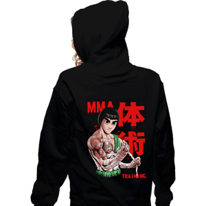 Secret_Shirts Zippered Hoodies, Unisex / Small / Black Rock Lee