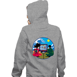 Daily_Deal_Shirts Zippered Hoodies, Unisex / Small / Sports Grey Rivals