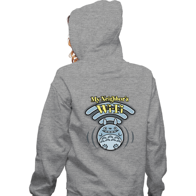 Shirts Zippered Hoodies, Unisex / Small / Sports Grey My Neighbors Wifi
