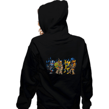 Load image into Gallery viewer, Daily_Deal_Shirts Zippered Hoodies, Unisex / Small / Black Where The War Beasts Are
