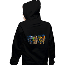 Load image into Gallery viewer, Daily_Deal_Shirts Zippered Hoodies, Unisex / Small / Black Where The War Beasts Are
