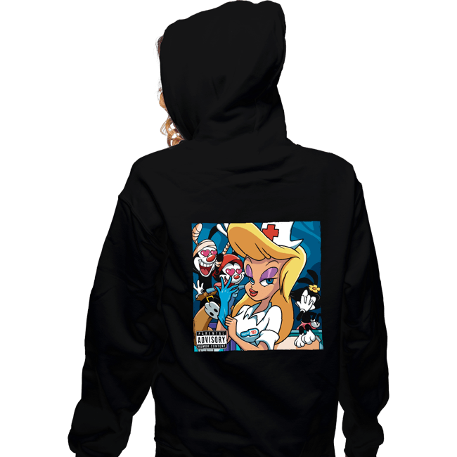Secret_Shirts Zippered Hoodies, Unisex / Small / Black Nurse-182