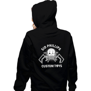Daily_Deal_Shirts Zippered Hoodies, Unisex / Small / Black Custom Toys