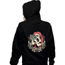 Load image into Gallery viewer, Daily_Deal_Shirts Zippered Hoodies, Unisex / Small / Black Ariel Ghostface
