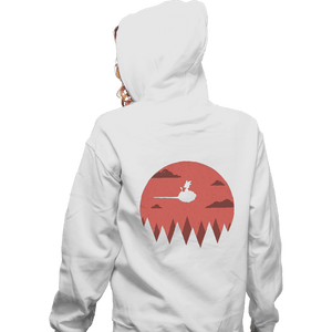 Shirts Zippered Hoodies, Unisex / Small / White Magic Cloud