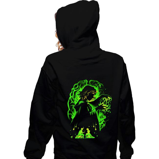 Shirts Zippered Hoodies, Unisex / Small / Black Enchantress Mental Manipulation