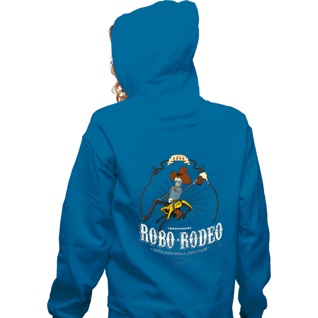 Secret_Shirts Zippered Hoodies, Unisex / Small / Royal Blue Robo-Rodeo