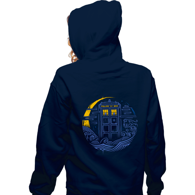 Secret_Shirts Zippered Hoodies, Unisex / Small / Navy Traveller