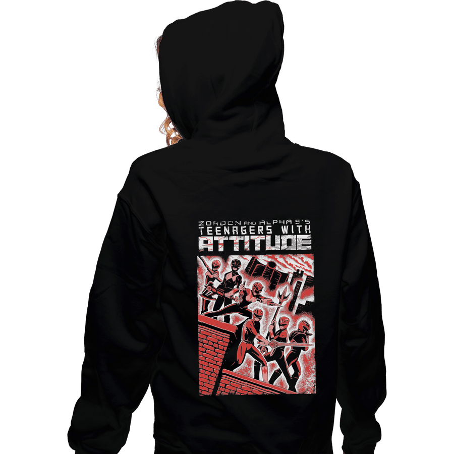 Shirts Pullover Hoodies, Unisex / Small / Black Teens With Attitude