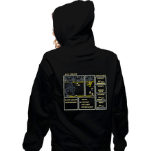 Load image into Gallery viewer, Secret_Shirts Zippered Hoodies, Unisex / Small / Black Xeno Rpg Boss Fight
