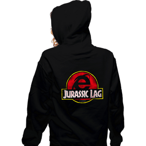 Daily_Deal_Shirts Zippered Hoodies, Unisex / Small / Black Jurassic Lag