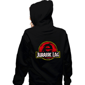 Daily_Deal_Shirts Zippered Hoodies, Unisex / Small / Black Jurassic Lag