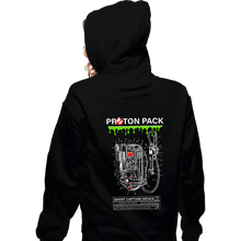 Load image into Gallery viewer, Shirts Zippered Hoodies, Unisex / Small / Black Proton Pack
