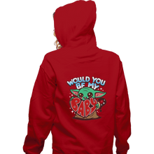 Load image into Gallery viewer, Shirts Zippered Hoodies, Unisex / Small / Red Would You Be My Baby
