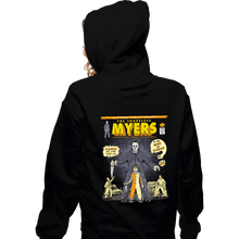 Load image into Gallery viewer, Secret_Shirts Zippered Hoodies, Unisex / Small / Black Shapeless Myers
