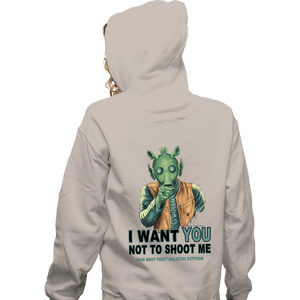 Shirts Zippered Hoodies, Unisex / Small / White Rodian Petition