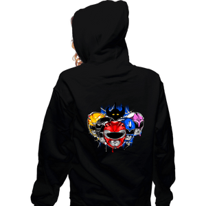 Shirts Zippered Hoodies, Unisex / Small / Black Morphin' Time