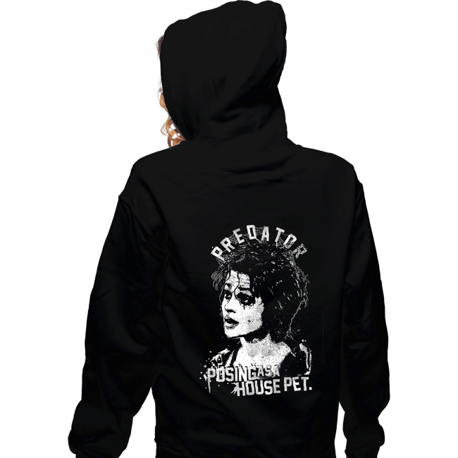 Secret_Shirts Zippered Hoodies, Unisex / Small / Black Predator Marla