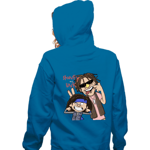Shirts Zippered Hoodies, Unisex / Small / Royal Blue Stoney And Link