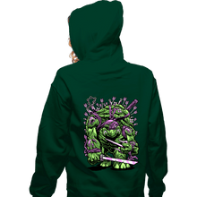 Load image into Gallery viewer, Daily_Deal_Shirts Zippered Hoodies, Unisex / Small / Irish Green NYC Ronin
