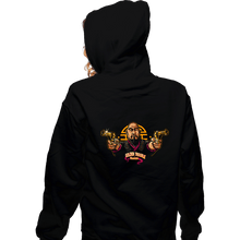 Load image into Gallery viewer, Shirts Zippered Hoodies, Unisex / Small / Black Golden Trouble Maker
