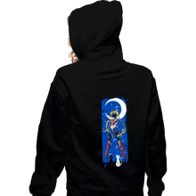 Load image into Gallery viewer, Shirts Zippered Hoodies, Unisex / Small / Black Inked Moon
