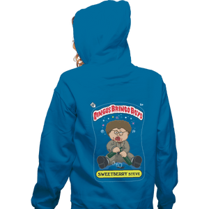 Shirts Zippered Hoodies, Unisex / Small / Royal Blue Sweetberry Steve