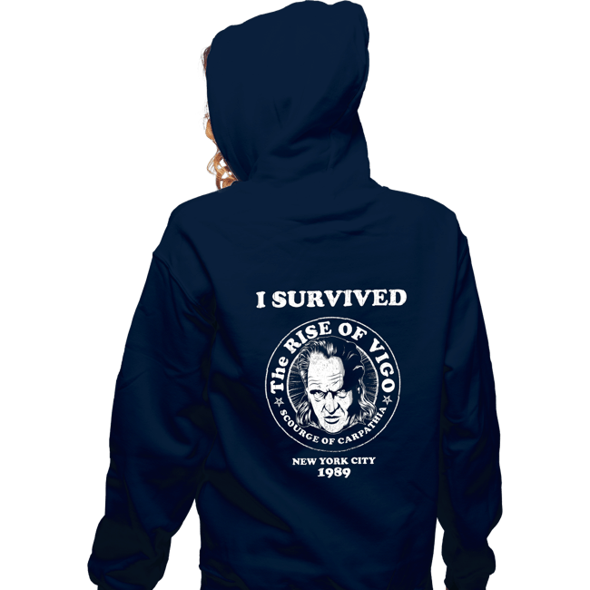 Secret_Shirts Zippered Hoodies, Unisex / Small / Navy Surviving Vigo