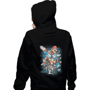 Shirts Zippered Hoodies, Unisex / Small / Black Characters