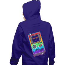 Load image into Gallery viewer, Shirts Zippered Hoodies, Unisex / Small / Violet Gaymer Player II
