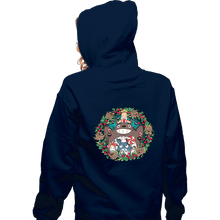 Load image into Gallery viewer, Secret_Shirts Zippered Hoodies, Unisex / Small / Navy Wonderful Time Of The Year
