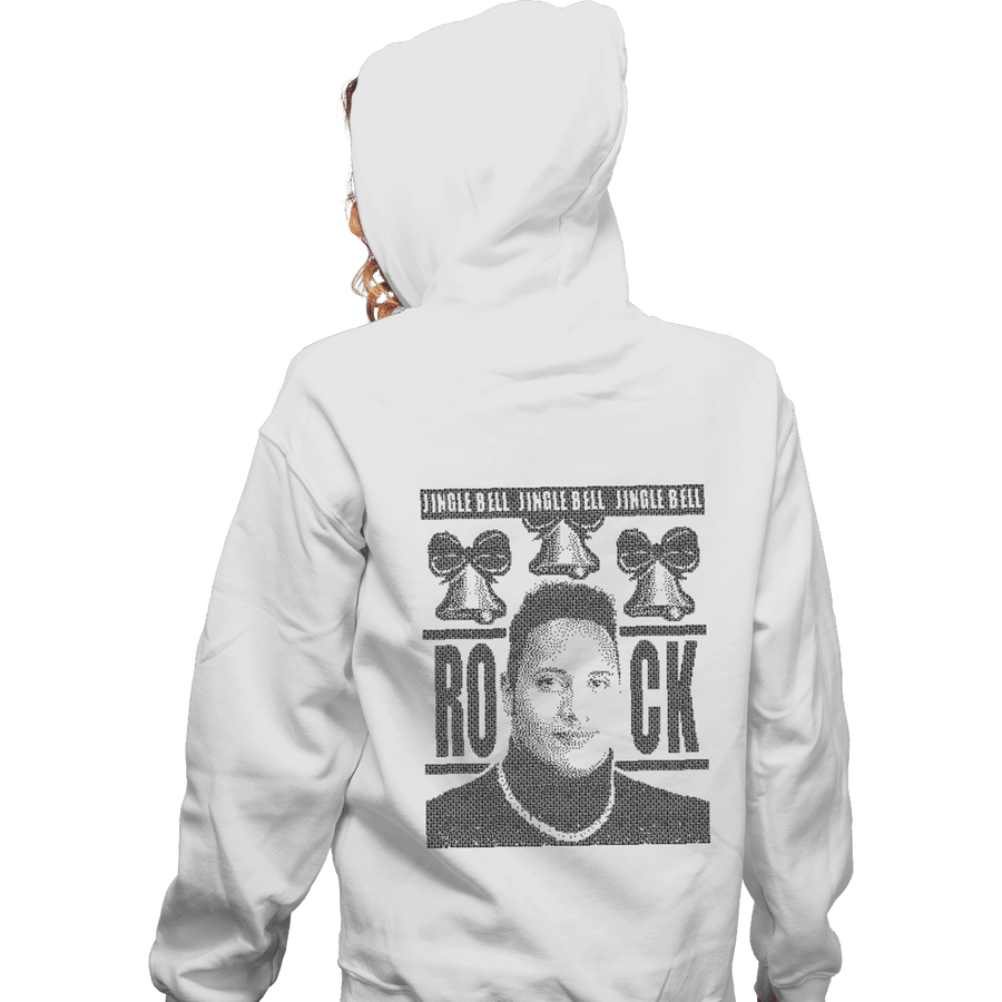 Shirts Zippered Hoodies, Unisex / Small / White Jingle Bell Rock