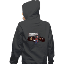 Load image into Gallery viewer, Shirts Zippered Hoodies, Unisex / Small / Dark Heather Intervention
