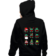 Load image into Gallery viewer, Daily_Deal_Shirts Zippered Hoodies, Unisex / Small / Black Bountiful Xmas
