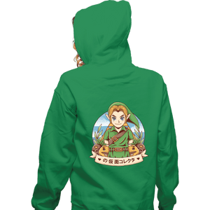 Shirts Zippered Hoodies, Unisex / Small / Irish Green Mask Collector