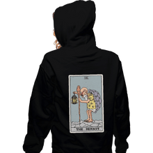 Load image into Gallery viewer, Shirts Zippered Hoodies, Unisex / Small / Black The Hermit
