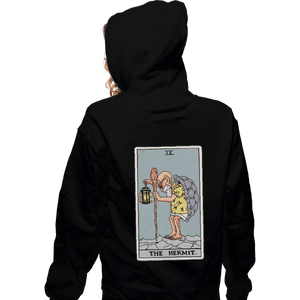 Shirts Zippered Hoodies, Unisex / Small / Black The Hermit