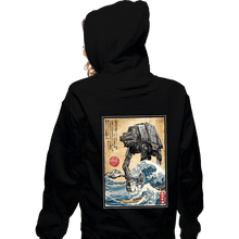 Load image into Gallery viewer, Daily_Deal_Shirts Zippered Hoodies, Unisex / Small / Black Galactic Empire In Japan
