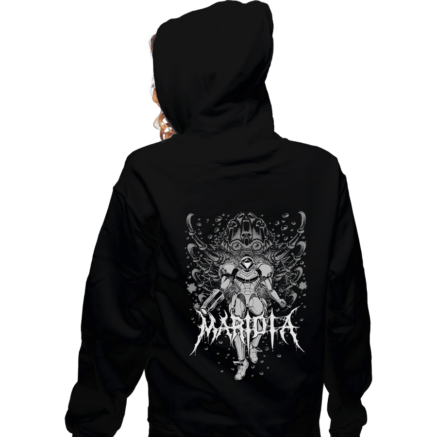 Shirts Pullover Hoodies, Unisex / Small / Black Maridia