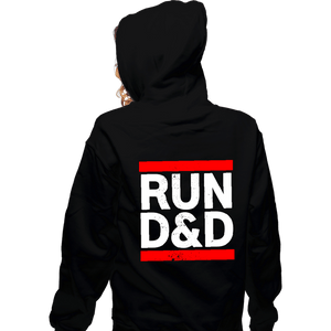 Shirts Zippered Hoodies, Unisex / Small / Black Run D&D