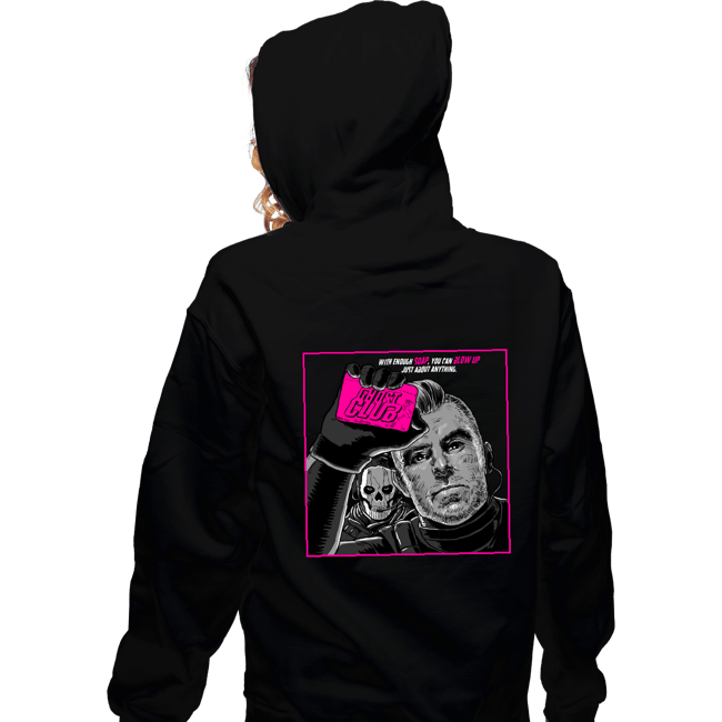 Secret_Shirts Zippered Hoodies, Unisex / Small / Black Ghost Club
